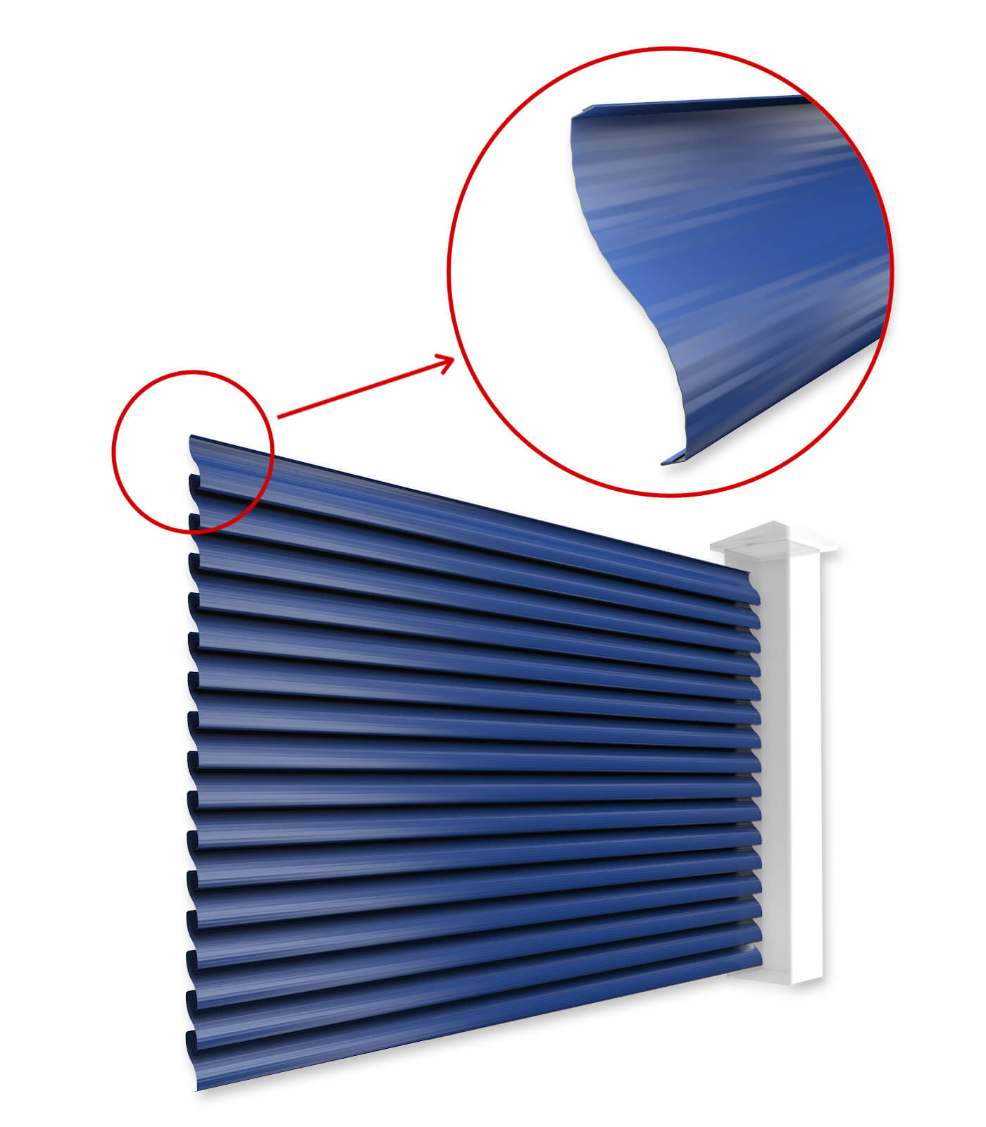 Ламели Еврожалюзи для забора-жалюзи в Шымкенте