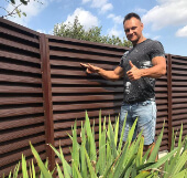 Забор из металлического штакетника, Туркестанская область, город Шардара