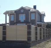 Забор из металлического штакетника, Туркестанская область, город Ленгер